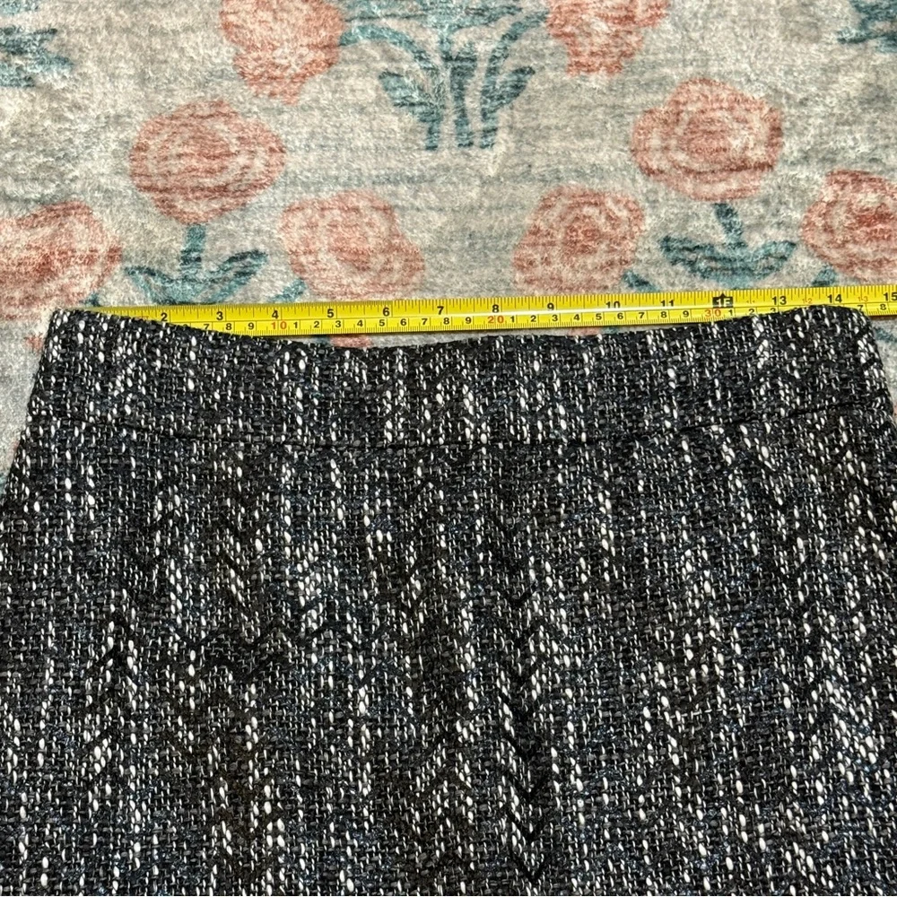 J Crew No 2 Pencil Skirt in Holographic Tweed NWT Size 6